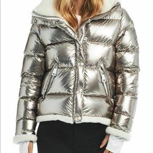 SAM Gigi Shearling- Trim Down Jacket